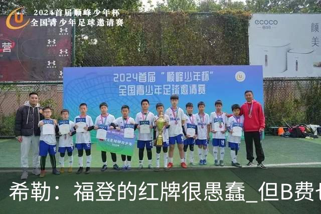 希勒：福登的红牌很愚蠢 但B费也应该被红牌罚下，如果罚就都得罚